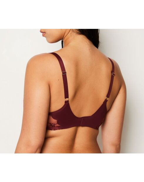 Soutien-gorge avec armatures Idylle bordeaux grenat