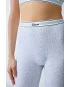 Hellgraue, kuschelige Leggings