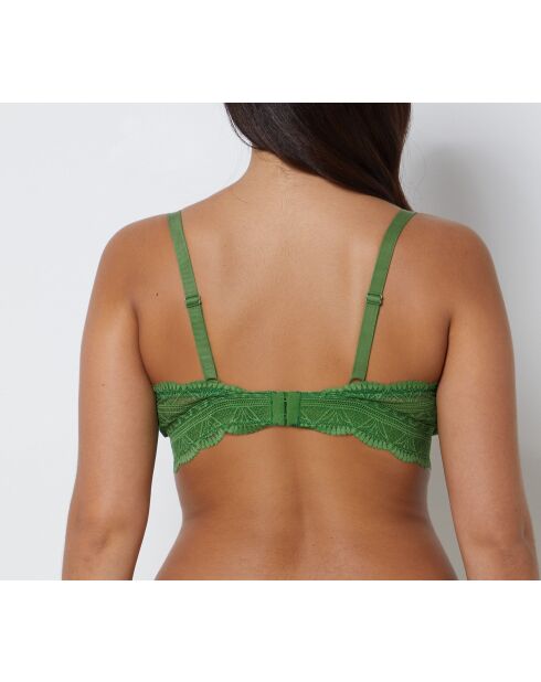 BH ohne Bügel mit abnehmbarem Polster Nr. 8 Idole tannengrün