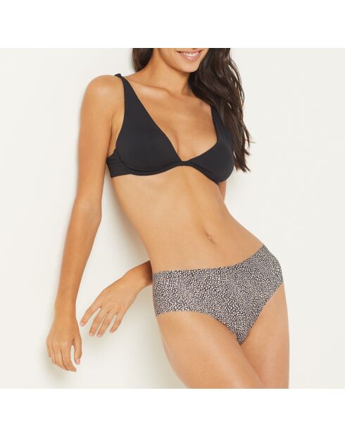 Shorty Comfort Print zwart