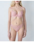 Tanga mit rosa Puderherz