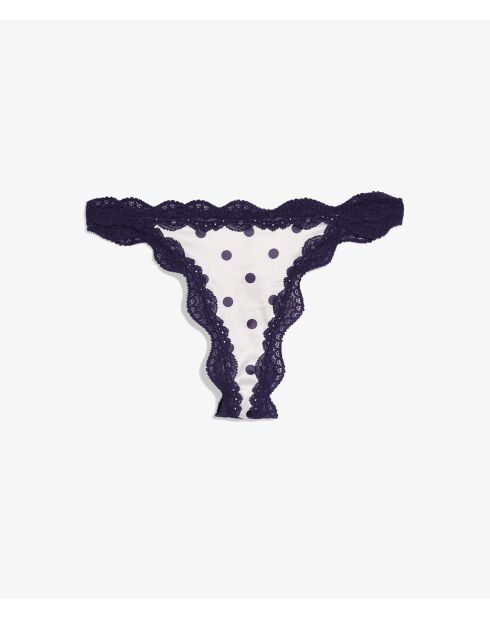 Wit/paarse Florish string