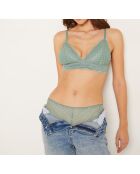 BH ohne Bügel mit abnehmbarem Polster Nr. 8 Idole khaki oliv