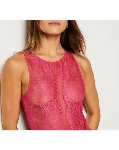 Aria Fushia, einteiliger Body ohne Bügel