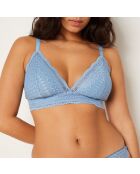 BH zonder beugel en uitneembaar kussentje n°8 Idole blauw