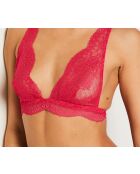 Sujetador rosa con aros Aria