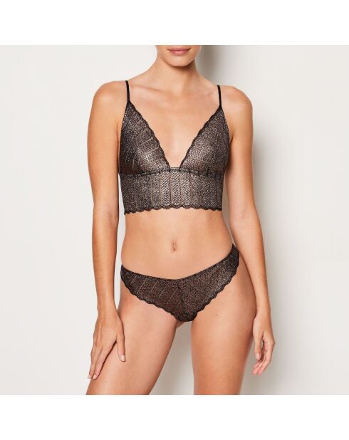 Soutien-gorge sans armatures Illusions cuivre