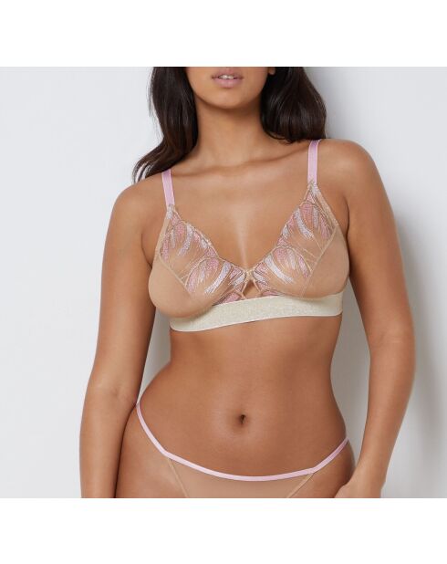 Soutien-gorge sans armatures n°8 Etincelant multicolore