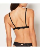 Soutien-gorge sans armatures Palmes noir