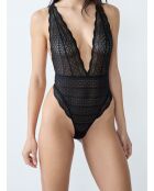 Body intero nero senza ferretto Idole