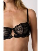 BH met beugel nr. 9 Rosace zwart