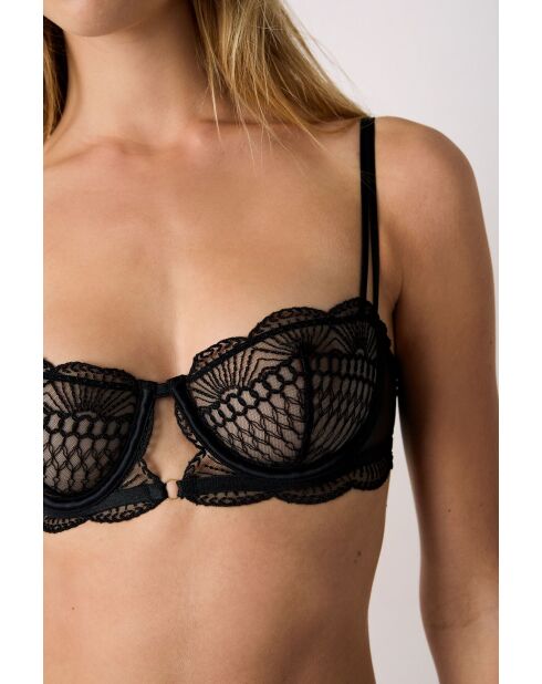 BH met beugel nr. 9 Rosace zwart