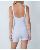 Gemütlicher hellgrauer bequemer Body