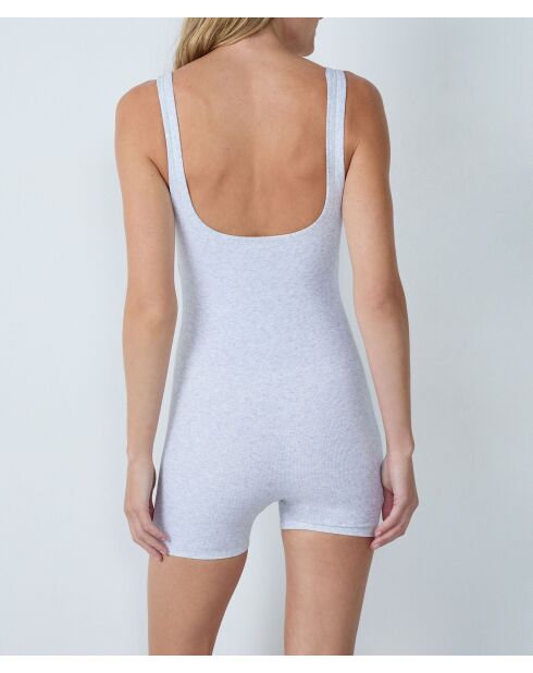 Comodo body grigio chiaro accogliente