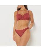 Sujetador con aros n°4 Diamant terracotta