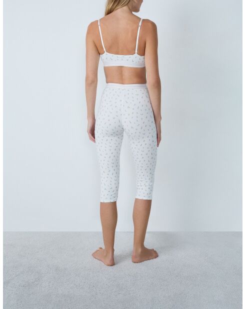 Legging Cozy print bleu vert