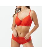 Shorty met oranje diamanten