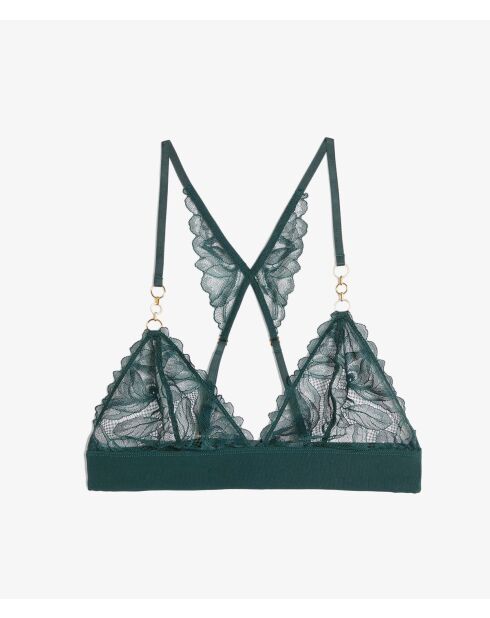 BH ohne Bügel Nr. 8 Embrante tannengrün