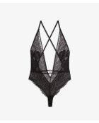 Body une pièce sans armatures Indomptee noir