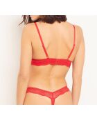 BH ohne Bügel mit abnehmbarem Polster Nr. 8 Red Idol