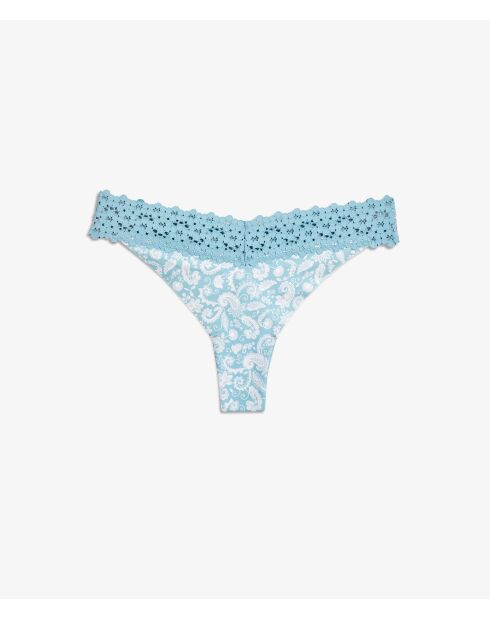 Wish Print W24 blauwgroene string