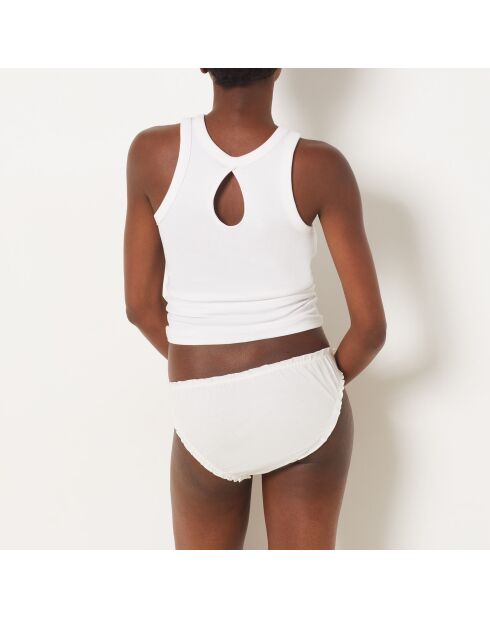 Set de 3 braguitas Bina Noel blancas