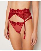 Porte‑jarretelles Desinvolte W24 rouge