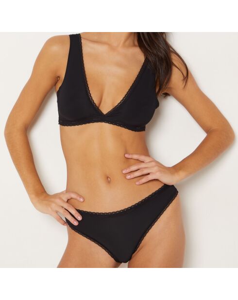 Soft 360 zwart slipje