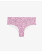 Shorty Comfort Print roze achtergrond