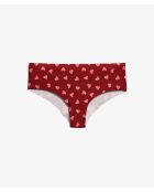 Shorty Comfort Print rood