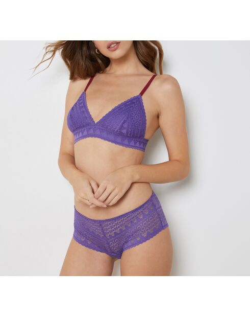 Soutien-gorge sans armatures Chroma myrtille