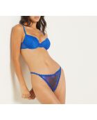 Billy paars/blauwe string