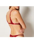 Sujetador inalámbrico casual rojo W24