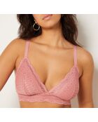 Abnehmbarer Bügel-BH Idole n°8 in Rosa mit abnehmbarem Polster