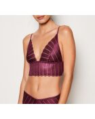 Sujetador sin aros Illusions Plum