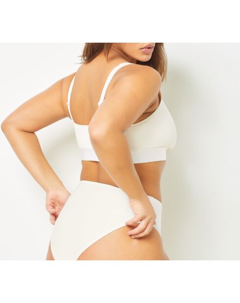 Perfekter BH ohne Bügel aus ecrufarbener Baumwolle