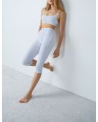 Hellgraue, kuschelige Leggings