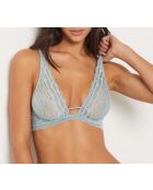 Kunstzinnige blauwe lagunebeha met beugel nr. 7