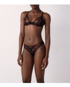 Sujetador negro con aros Conquete