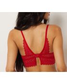 Push-up-BH mit Bügel Rote Gravur
