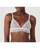 Fruitige witte bh zonder beugel