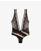 Alchemy zwarte romper uit één stuk zonder beugel