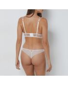 Vrolijke ecru beha met beugel