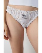 Witte string Secret Santa