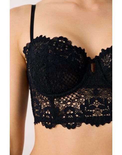 No. 9 Success zwarte beha met beugel