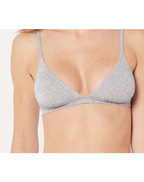 Sujetador Energie con aros gris dorado