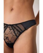 Zwarte maskerade string