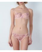 Shorty Flowers rose poudre