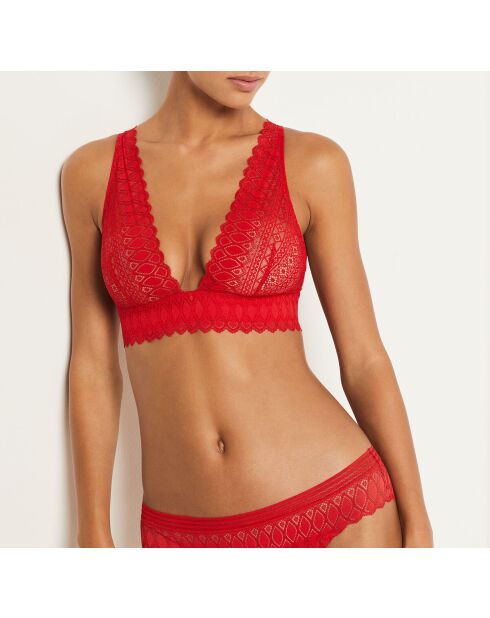 Bügel-BH Nr. 8 Rote Gravur