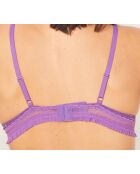 Soutien-gorge push-up avec armatures n°2 Rythme violet